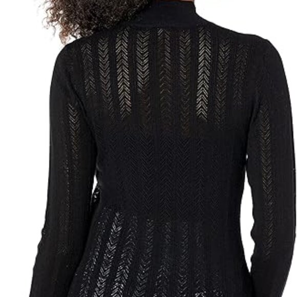 Paige Women's LYSETTE Turtleneck Cotton Silk Blend Sweater - Picture 2 of 2